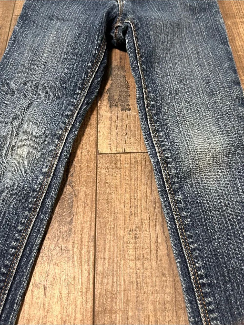 Old Navy Girls Skinny Blue Denim Jeans 5 Regular Adjustable Stretch